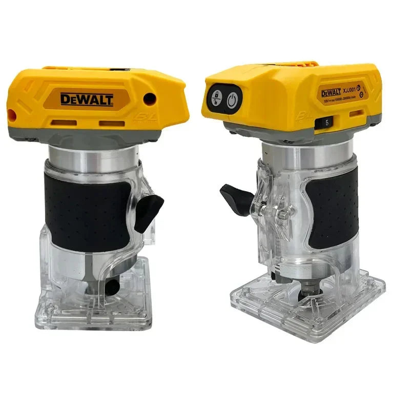 DEWALT 33000RPM Brushless Cordless Wood Trimmer Woodworking Palm Router Rechargeable Milling Engraving Slotting Trimming Machine