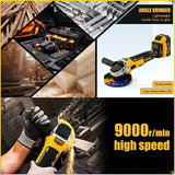 DEWALT DCG405 125mm Flat Head Angle Grinder, 18V Lithium Battery Brushless Bare Machine Cutting Power Tool