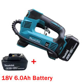 Makita 18V Mini Air Compressor 130PSI 830KPA With LED Light 30-65L Car Electric Air Pump Auto Inflatable Tire Inflator