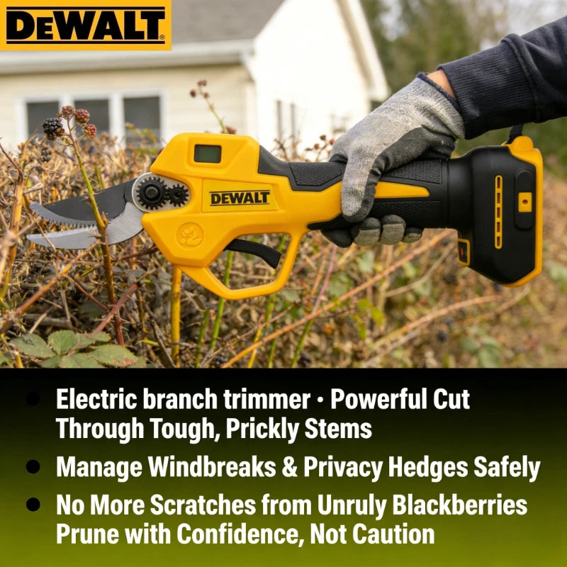 Dewalt Brushless Electric Pruning Gardening Tool, Compatible with Lithium Battery, Suitable for Fruit Tree Pruning