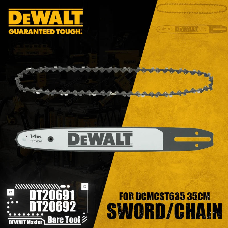 DEWALT DT20691 DT20692 Sword Chain 35CM For DCMCST635 Power Tool Accessories