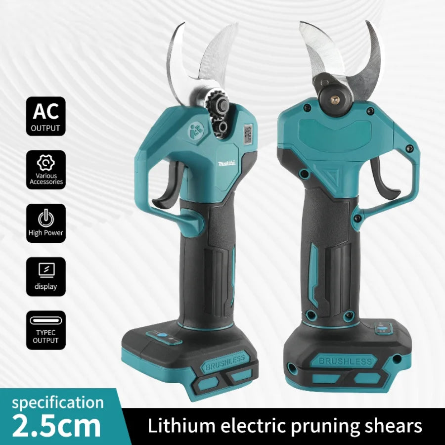 2026 new 45MM Cordless Brushless Electric Pruning Shear Tree Bonsai Pruner Branches Cutter Power Tool For Makita 18V Battery