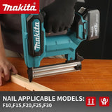 Makita Cordless,100-Nail Capacity, Ideal for Flooring, Shelving & DIY Wood Projects 18V Lithium-Ion Nail Gun, 6.0Ah Battery Tool