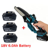 Makita Cordless Mini Electric Chainsaw 18V Brushless Handheld Pruning Saw Compatible with Makita 18V Battery for Branch Cutting