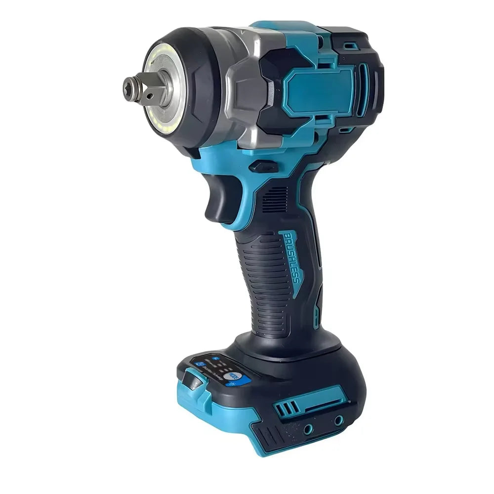 Brushless Electric Impact Wrench 1200N.M Screwdriver Cordless Electric Wrench Power Tools Fit Makita/Dewalt 18V Battery Pin