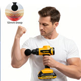 Fascia Gun Compatible with Dewalt 20V MAX Battery (Tool Only) Muscle Relaxation Massager Electric Vibration Massage Gun