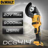 Dewalt-DCG414 20V, 125mm brushless grinder, electric tool, electric grinder, rechargeable wireless drilling tool