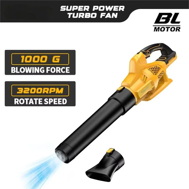Yard Leaf Removal Storm Machine 6-Speed Adjustable Blower Power Tools for Dewalt 20v Battery Pin 32000rpm Cordless Leaf Blower