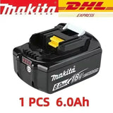 Makita Original Lithium Ion Rechargeable Battery 18V 6000mAh 18v Replacement Batteries BL1860 BL1830 BL1850 BL1860B. .