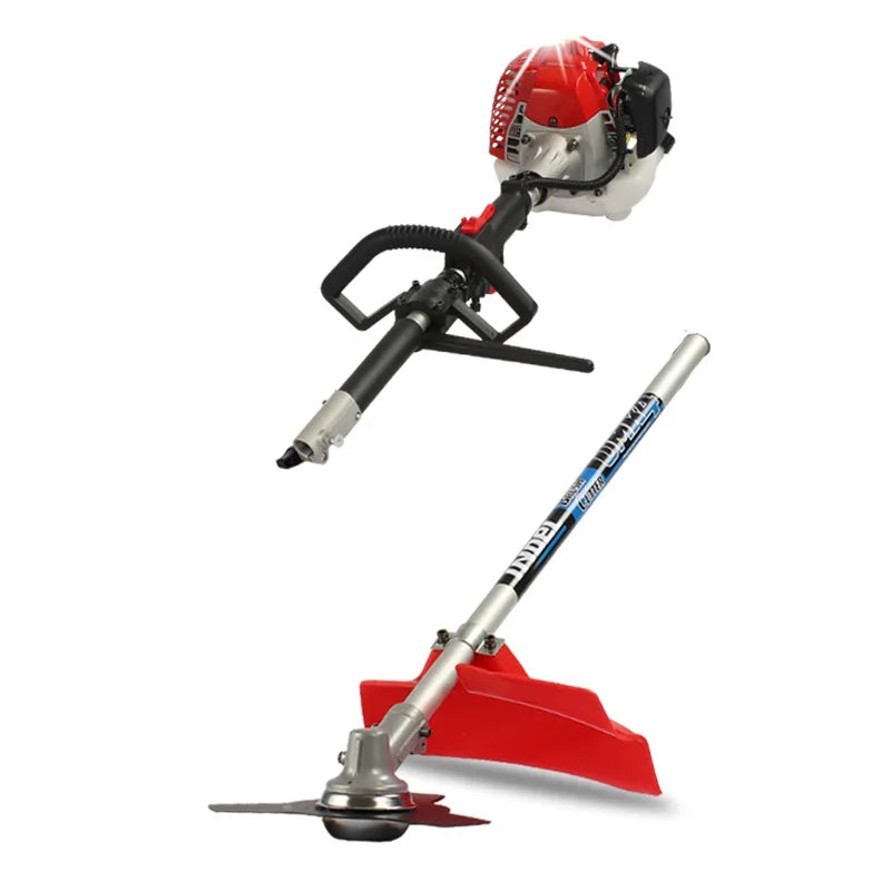 26CC/43CC/52CC Petrol Brush Cutter Grass Trimmer Whipper Sniper with Split Shaft for Garden Work