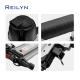 Reilyn 18Ga 2 IN 1 Pneumatic Upholstery Nailer F50 Framing Nailing Gun 9040 Air Stapler for Furniture Floor Sofa Woodwork Tool