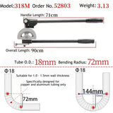 US RIDGID 315M 318M 408 412M 414M 416M 612M Manual Stainless Steel Copper-Iron Pipe Bender 0-10mm