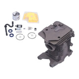 Grey Cylinder Piston Kit Compact Easy to Install Pressure Relief Valve Set Metal Chainsaw Piston Kit for Stihl MS270 MS280