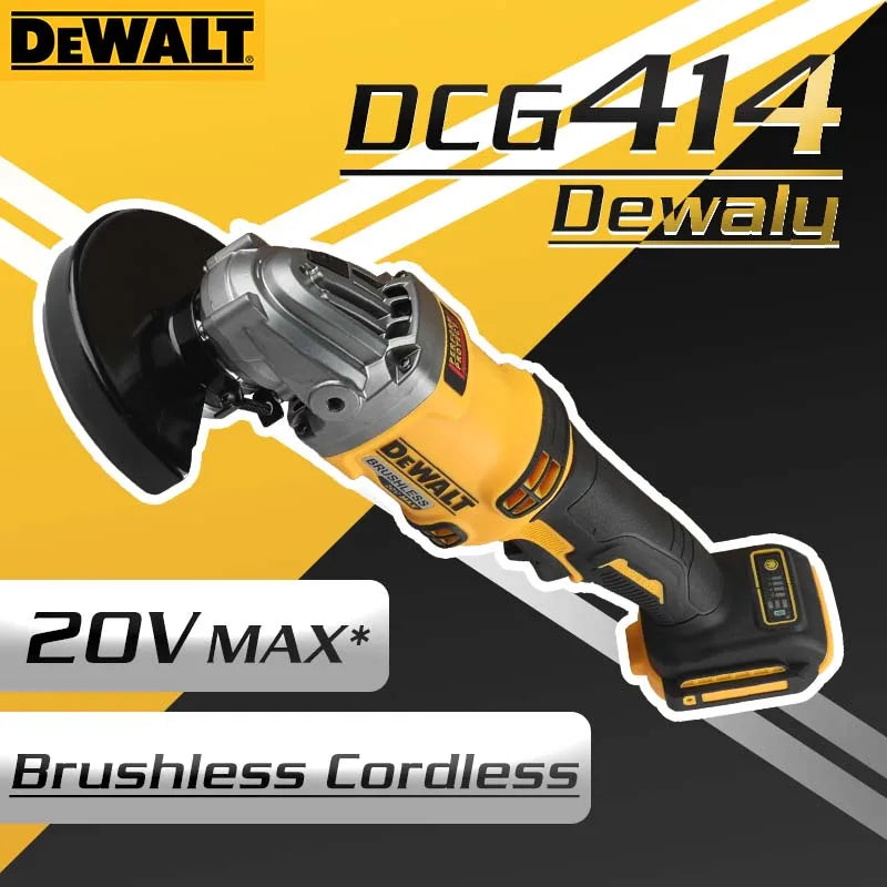 Dewalt-DCG414 20V, 125mm brushless grinder, electric tool, electric grinder, rechargeable wireless drilling tool