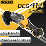 Dewalt-DCG414 20V, 125mm brushless grinder, electric tool, electric grinder, rechargeable wireless drilling tool