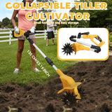 330RPM Brushless Cordless Tiller Cultivator Garden Lawn Soil Cultivation Gardening Tool Compatible with Dewalt 20V Battery