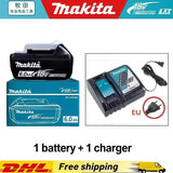 6Ah 100% Original Makita 18V Battery BL1860B Rechargeable Lithium-Ion Battery for Makita 18V Power Tools Replace the Battery.