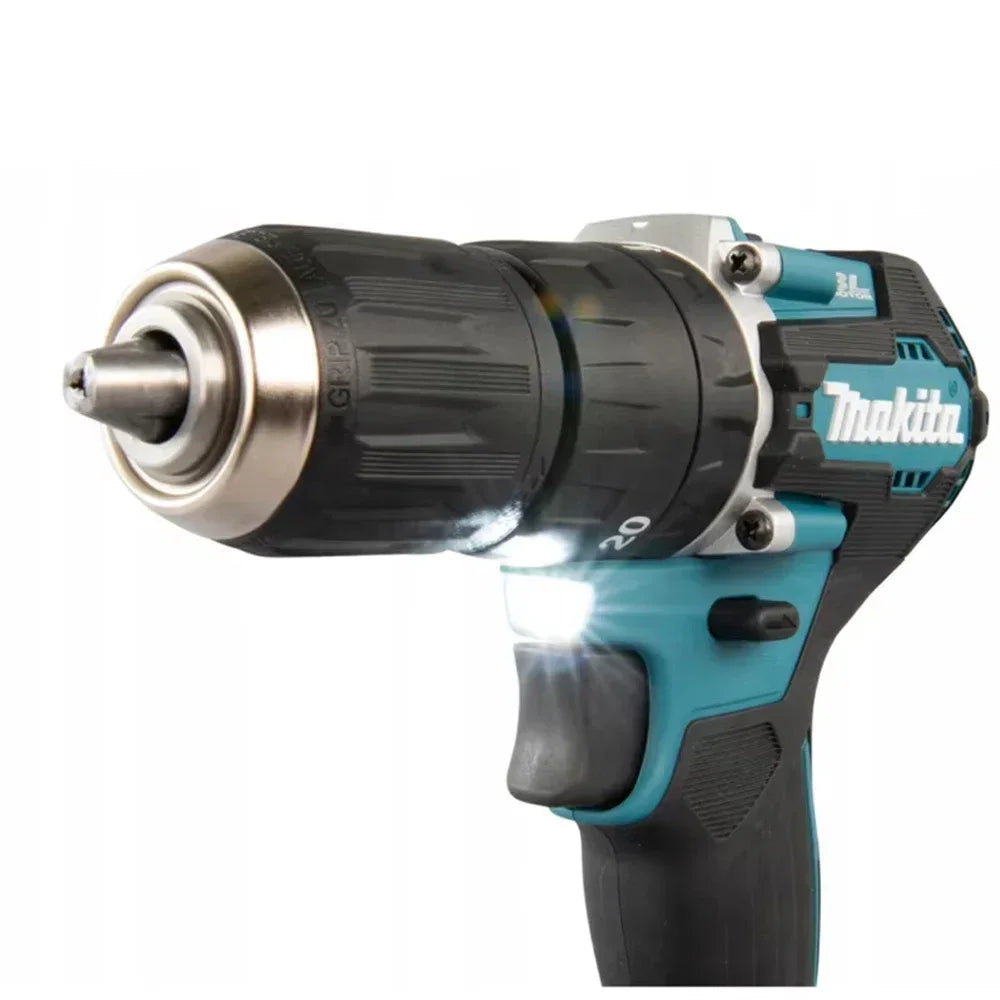 Makita 18V Li-ion Battery New Makita DDF487 10mm Brushless Hammer Drill 40N.m 2 Speed Cordless Impact Screwdriver Household Tool