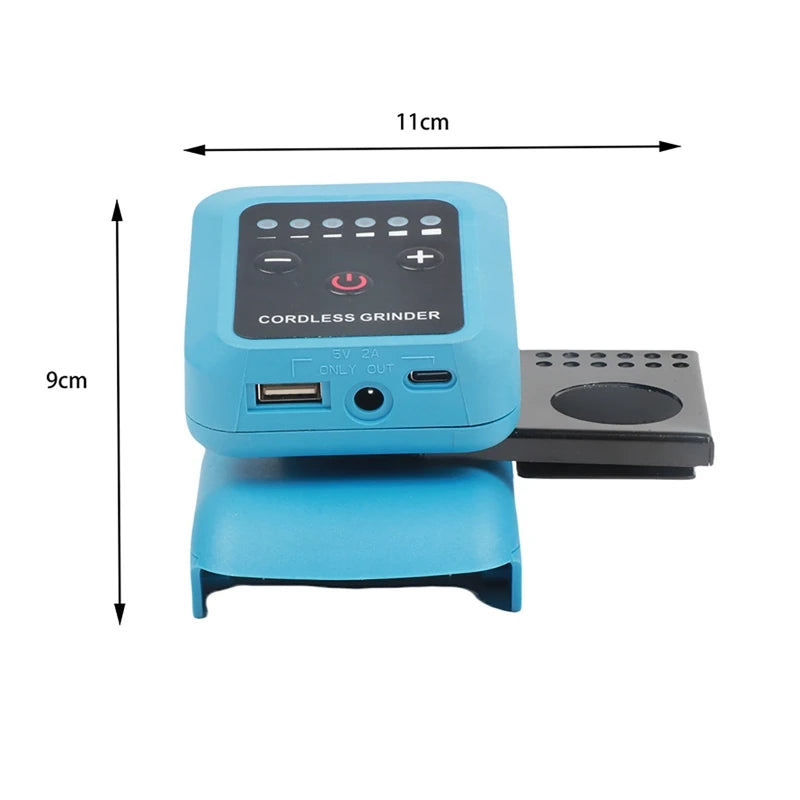 80W Electric Grinder Mini Electric Grinder 18000r/min Home DIY For 18V-21V Makita Lithium Battery Reverse Steples Speed Adjust