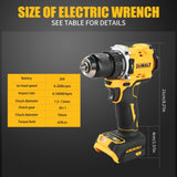 Dewalt DCD805 Cordless Impact Drill 20V Lightweight Wireless Brushless for Drilling Tasks