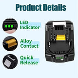 2026 Original Makita 18V LXT Lithium Battery 9.0Ah/6.0Ah/5.0Ah for BL1890 BL1860B BL1850 & DDF487