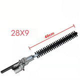 26mm 28mm 9 Teeth 7T Lawn Mower Accessories Universal High Branch Hedge Shears Trimmer Garden Pruning Tools Gear Box Head Assy
