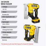 Electric Goddess Brushless Electric Nail Gun Cordless Brad Nail Gun Woodwork Nailing For Makita/Dewalt/Milwaukee 20V Battery Pin