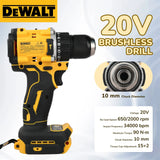 '2026 New!' DEWALT DCD805 Brushless Compact Electric Screwdriver Impact Drill Hand Drill Power Tools For 20V Lithium Battery
