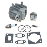 Cylinder Piston Kit 32.2mm Fits For Echo SHC-1700 SHC-2100 SRM-2100 SRM-2100SB SRM-2110 SRM-2305 SV-4B TC-2100 TT-21A WP-1000