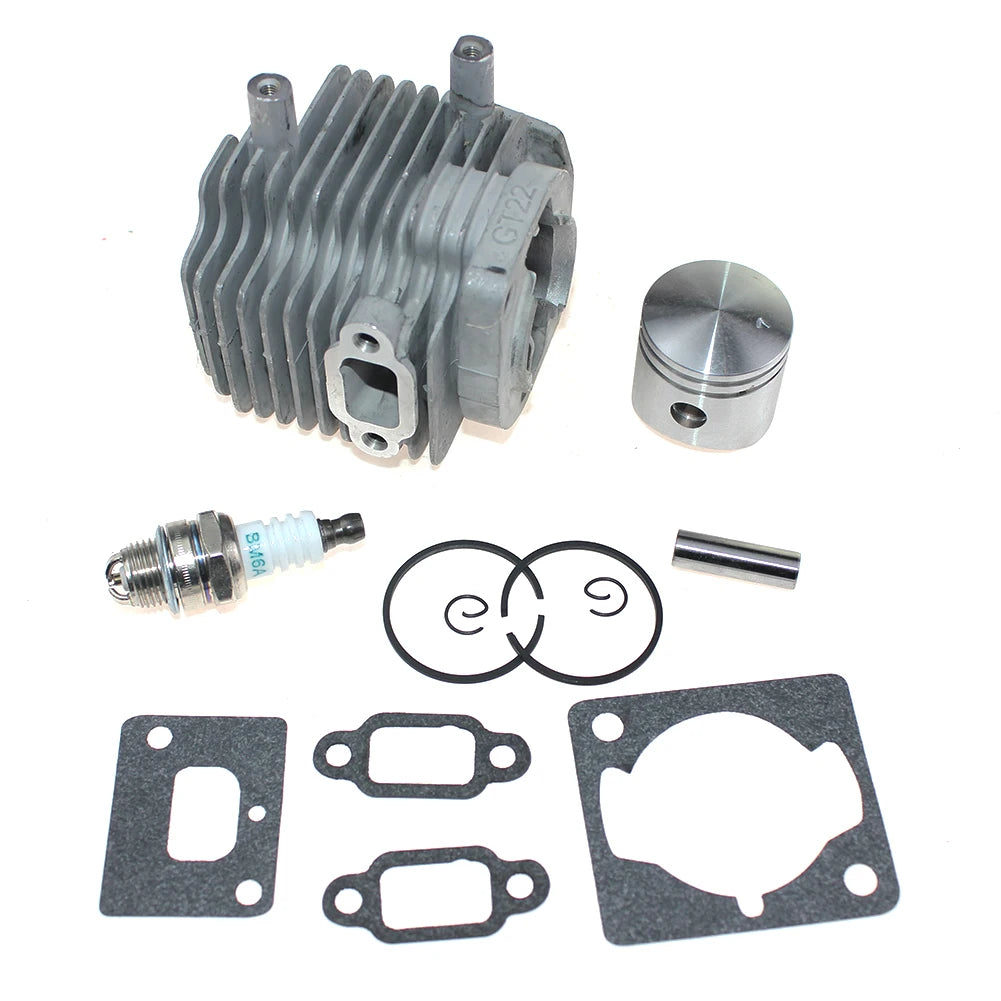 Cylinder Piston Kit 32.2mm Fits For Echo SHC-1700 SHC-2100 SRM-2100 SRM-2100SB SRM-2110 SRM-2305 SV-4B TC-2100 TT-21A WP-1000