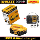 100% Original DeWALT 20V/60V 9.0Ah Power Tool Battery DCB206 DCB205 DCB200 DCF887 DCG405 DCD791 DCF922 DCF850 DCD805 Tool Batter