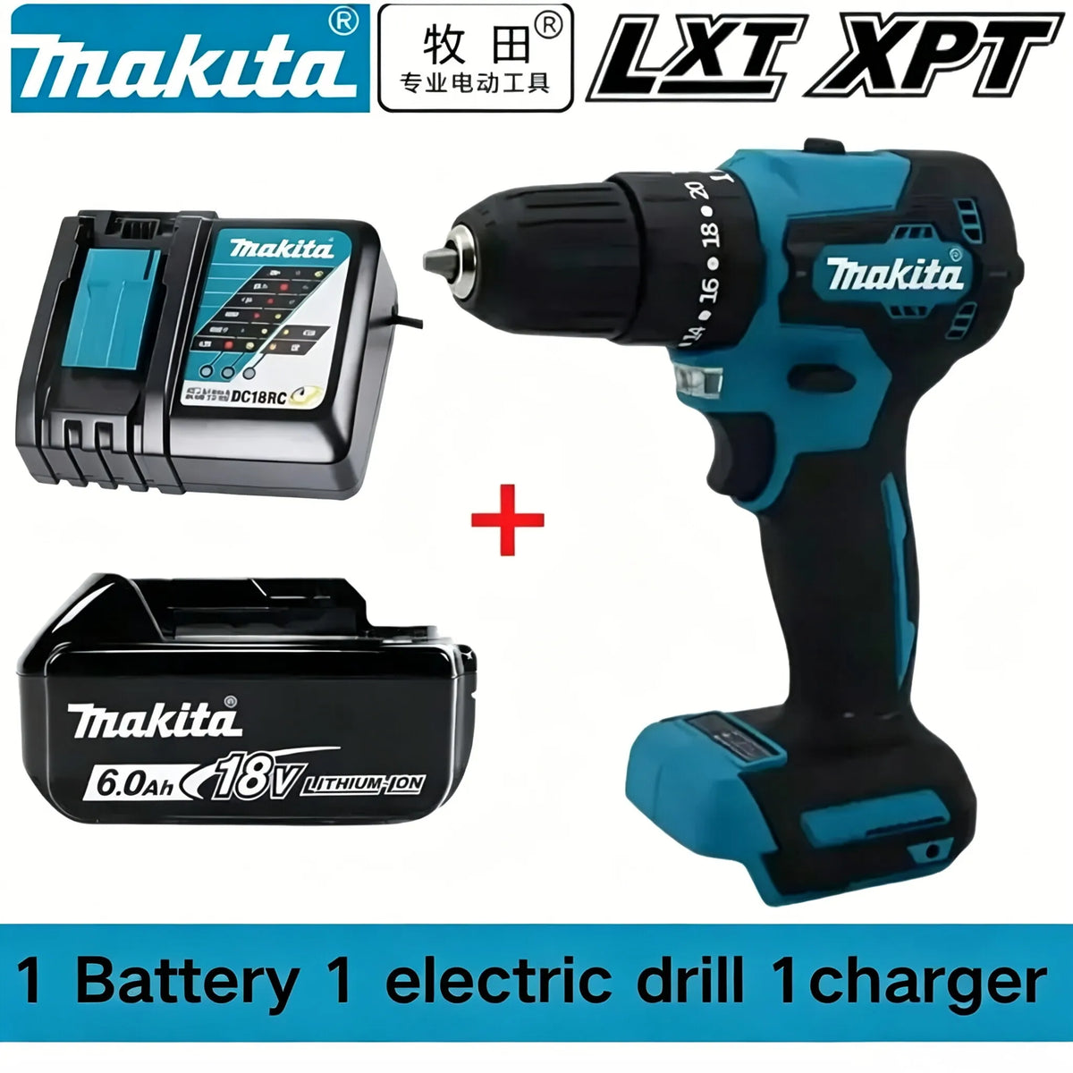 2026 Original Makita 18V LXT Lithium Battery 9.0Ah/6.0Ah/5.0Ah for BL1890 BL1860B BL1850 & DDF487