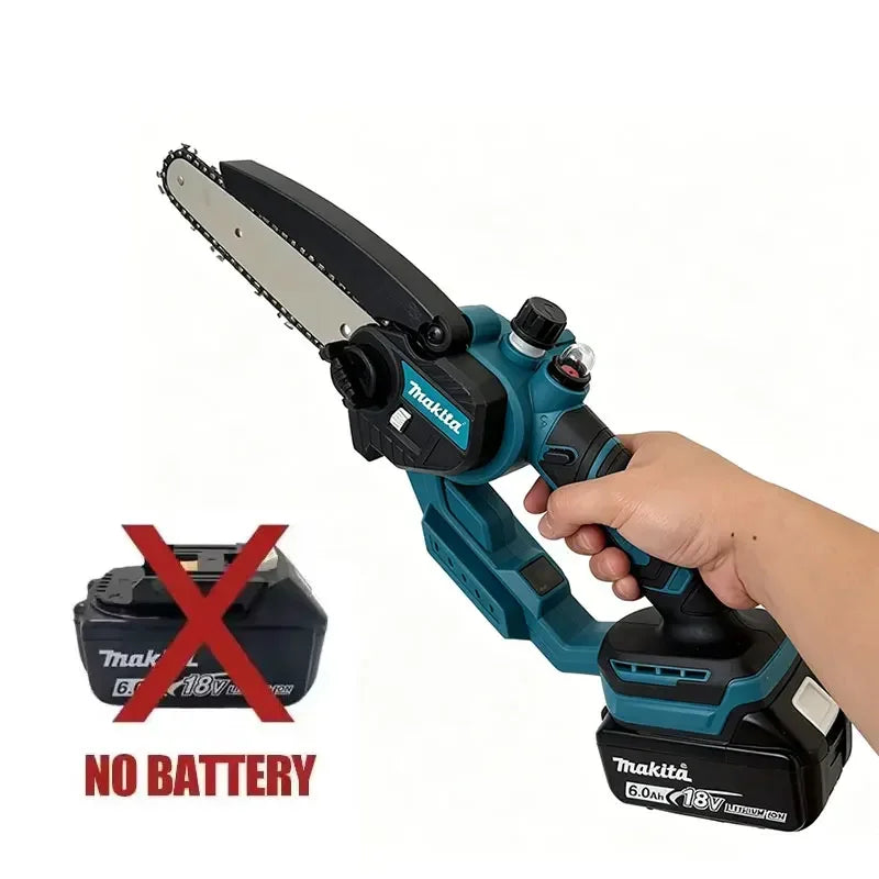 Makita Cordless Mini Electric Chainsaw 18V Brushless Handheld Pruning Saw Compatible with Makita 18V Battery for Branch Cutting