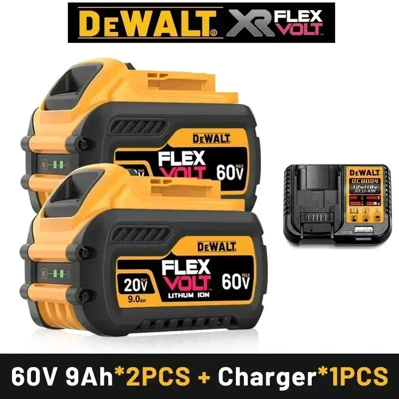 Original DeWalt 20V MAX 5Ah Battery and Charger Kit, DCB205 For Dewalt 20V Cordless Drill Impact Driver Work Light Battery
