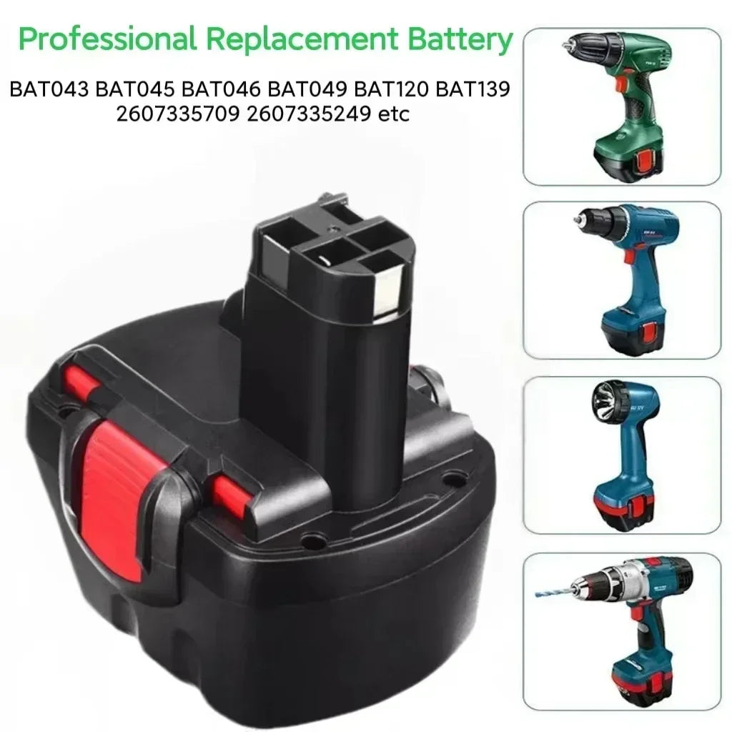 For Bosch 12V Drill Li-ion PSR1200 Rechargeable Battery AHS GSB GSR 12 VE-2,GSB 12 VE-2,PSB 12 VE-2, BAT043 BAT045 BTA120