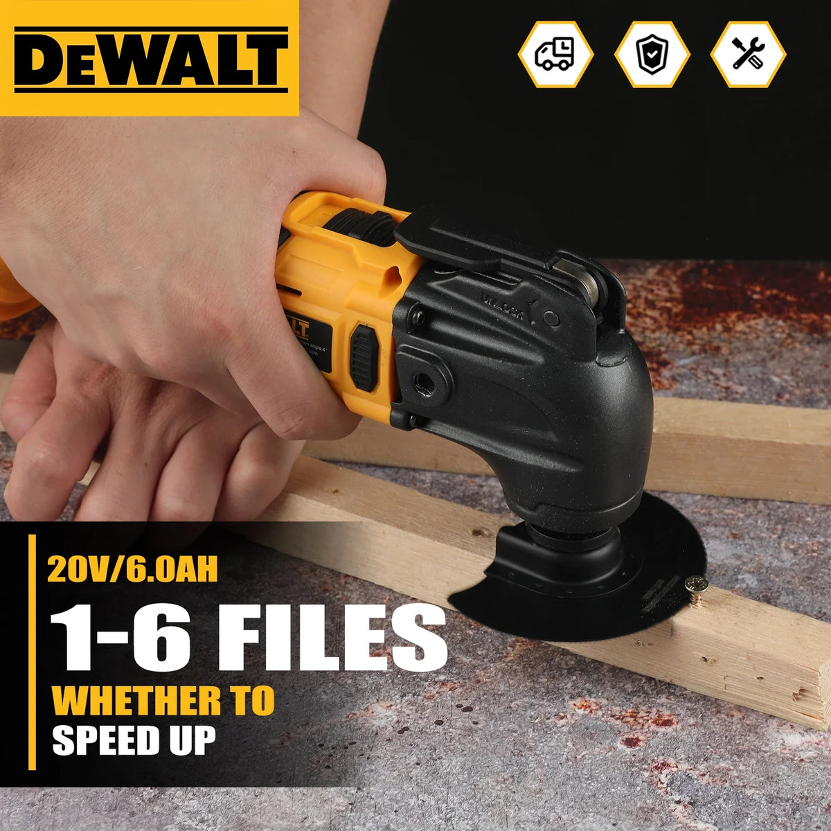 Dewalt DCS375 New Quick Release Brushless Oscillating Tool Multi Functional Tool Electric Trimmer for Dewalt 20V Battery.