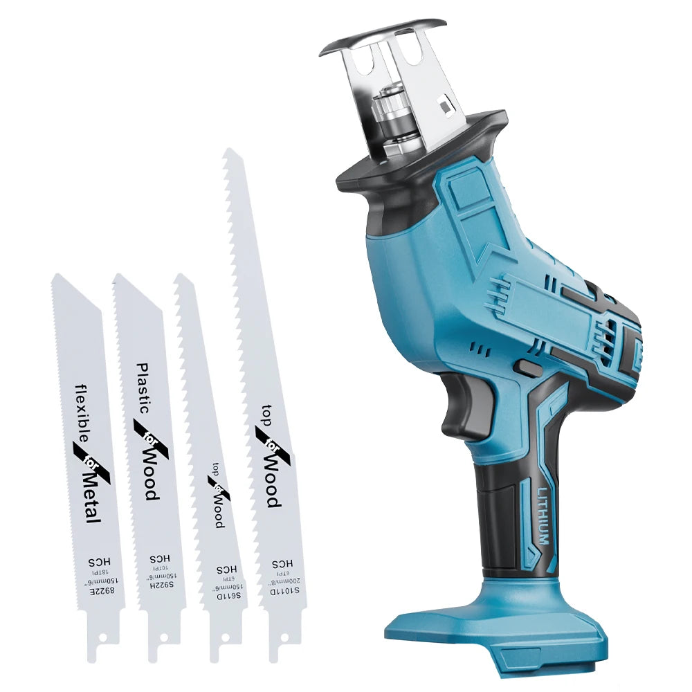 Cordless Reciprocating Saw For Makita 18V Battery Portable Electric Reciprocating Saw For Wood Metal Pipe Cutting Power Tool