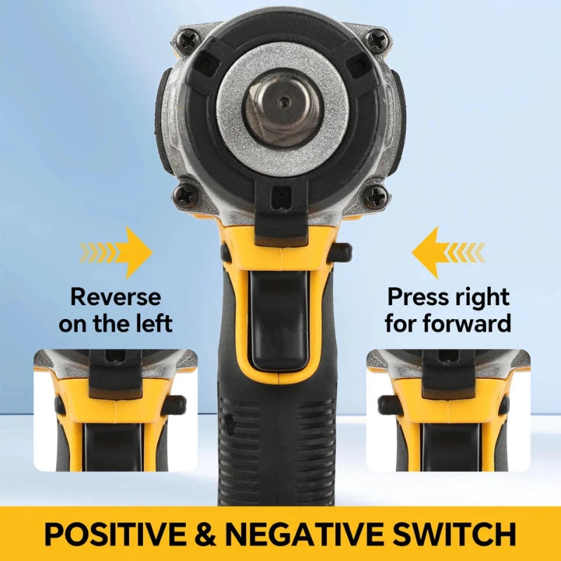 DEWALT DCF922 20V Compact Impact Wrench Brushless Motor Variable Speed Electric Wrench Professional Tool For Truck Repair