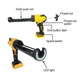 Electric Caulking Gun For Dewalt Battery 21V Cement 6 Speed Adjust Glass Adhesive Glue Seal Sealant Tool Wireless Glass Glue Gun