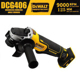 DEWALT DCG406 20V MAX XR Cordless Brushless 125mm Angle Grinder Bare Tool for Efficient Cutting Polishing And Grinding