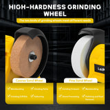 Cordless Bench Grinder 5500RPM Dual Wheel Grinder Metal Stone Knife Polishing Grinding Sharpening Tool For Dewalt 20V Battery