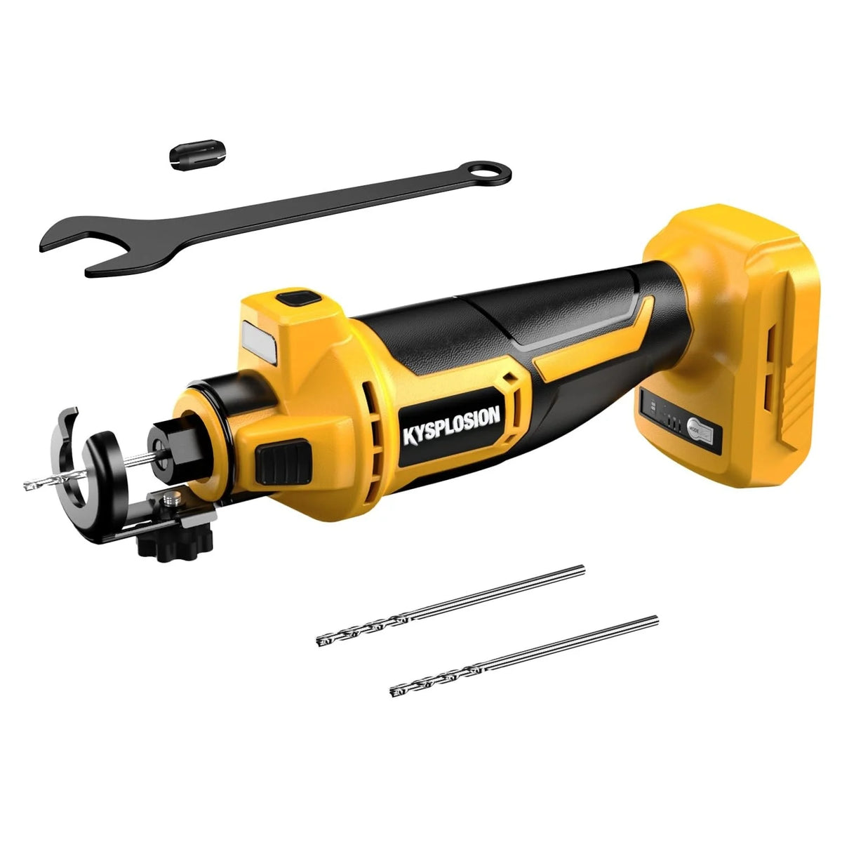 For Dewalt 20V Battery (No Battery) Cordless Brushless Rotary Saw 3 Speed Adjustable 30000RPM Drywall Cut-Out Tool