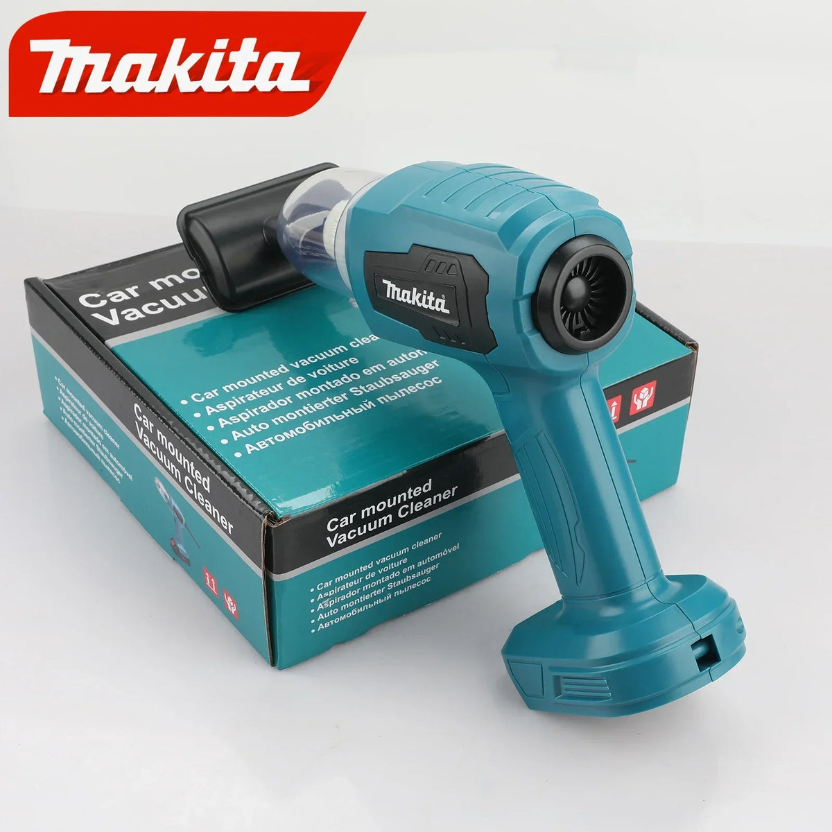 Makita M213 Wireless - Charged Car Vacuum: Strong Suction for Cars & Households, Handheld Dual - Function (Blow/Suck)
