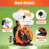 3.7Gal Large Capacity Backpack Sprayer Gas Powered 2-stroke Motor 41.5CC 7500r/min Spraying Machine