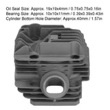 Grey Cylinder Piston Kit Compact Metal Bore Cylinder Kit Easy to Install for Stihl 020 020T MS200 MS200T