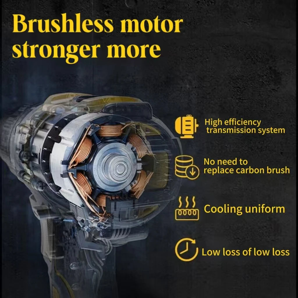 DEWALT DCD805 20V Brushless Hammer Drill with Lithium-ion Battery Kit, Compact Multi-function Percussion Drill for Home & Pro