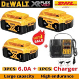 Original DEWALT 20V/60V Battery DCB606 DCB609 DCB182 DCB205 DCB206 DCB209 Power Tool Dewalt 18V Battery 6AH 9AH Battery.