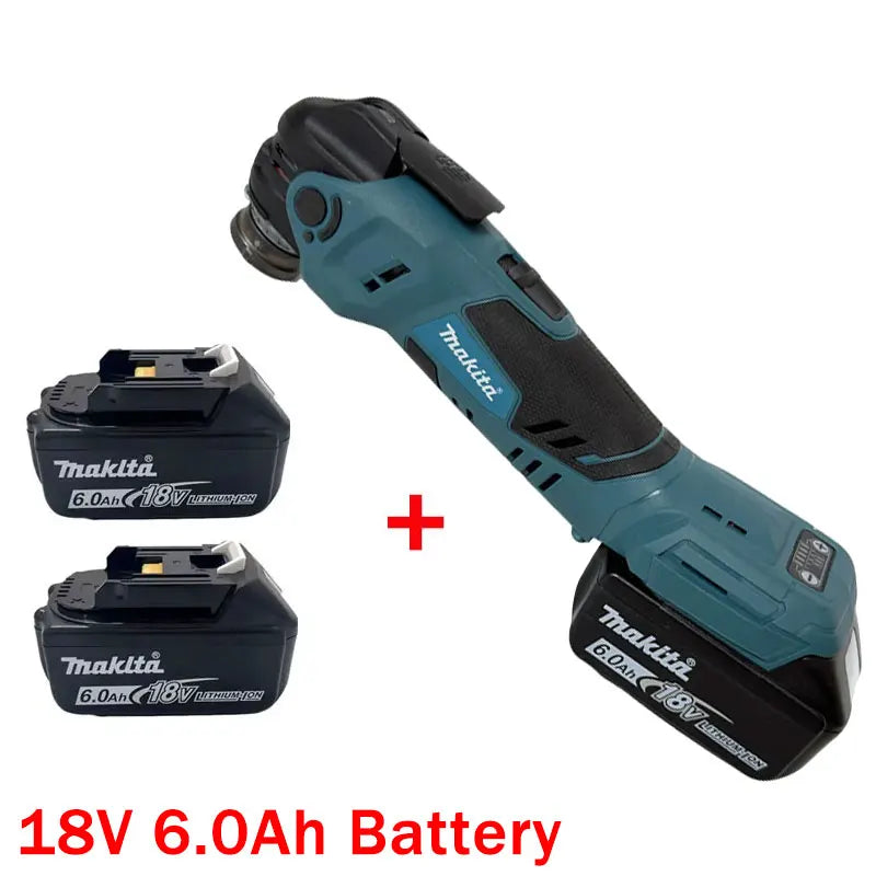 Makita Brushless Oscillating Multi Function Tool Electric Saw With Trimmer/Shovel/Cutting Woodworking Tool 18V Battery