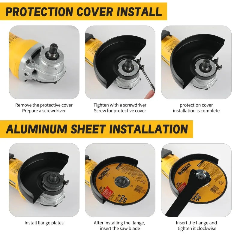 Dewalt 125mm Flat Head Angle Grinder DCG405, 18V Lithium Battery Brushless Bare Cutting Power Tool