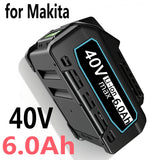 40V Power tools replacement battery For Makita 40V XGT battery BL4050F 6.0Ah, BL4050F For brush cutter GRU13